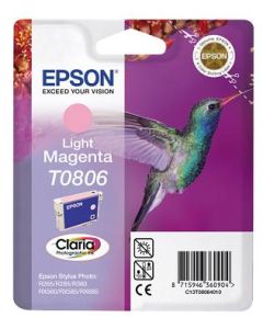 EPSON cartridge T0806 light magenta (kolibřík)