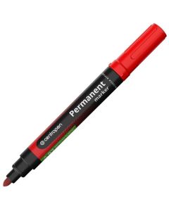 Permanentní popisovač Centropen 8566, červený
