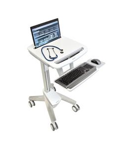 ERGOTRON StyleView® EMR Laptop Cart, SV40, Pojízdný multifunkční stojan na NTB, LCD, klávesnici, myš