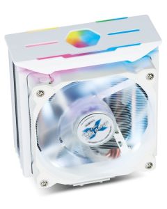 Zalman chladič CPU CNPS10X OPTIMA II / 120mm RGB ventilátor / heatpipe / PWM / výška 160mm / pro AMD i Intel / bílý