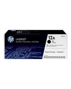 HP toner 12A/Black/2x2000 stran/2-pack
