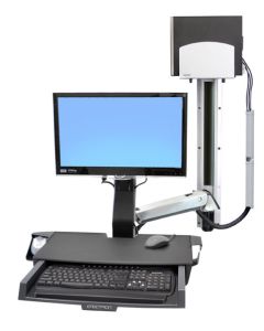 ERGOTRON StyleView® Sit-Stand Combo System s prac. plochou, držák LCD, klávesnice+ myš