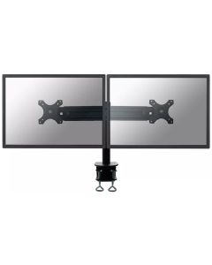 Neomounts FPMA-D700D/Držák displeje/na stůl/10-30"/svorka/VESA 100X100/nosn. 2x8kg/2 displeje/černý