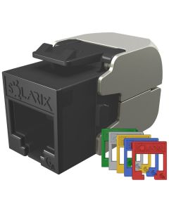 Solarix Samořezný keystone CAT6A UTP SXKJ-10G-UTP-RAL-SA, RAL FIT moduly, Component Level a 4PPoE certifikace