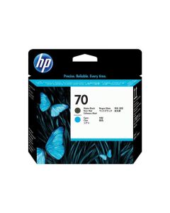 HP Printhead 70/Matte Black and Cyan