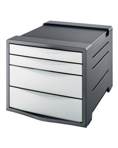 Zásuvkový box Esselte VIVIDA, bílý/šedý