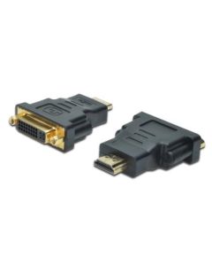 Digitus adaptér HDMI A samec / DVI(24+5) samice, černo/šedý