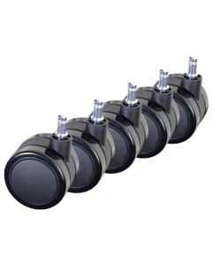 AROZZI Wheel Pack PU XL/ univerzální sada náhradních koleček pro herní židle