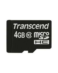 Transcend 4GB microSDHC (Class 10) paměťová karta (bez adaptéru)