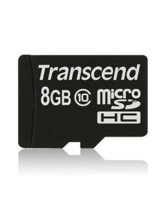 Transcend 8GB microSDHC (Class 10) paměťová karta (bez adaptéru)