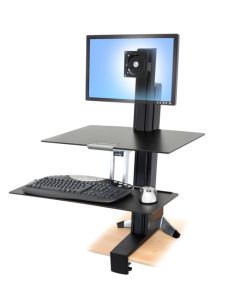 ERGOTRON WorkFit-S, Single-LD, nastavitelný stolní držák pro monitor, kláv.+myš.+odkládací plocha
