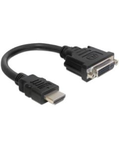 Delock adaptér HDMI samec > DVI 24+1 samice, 20 cm
