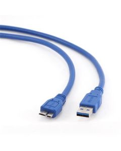 GEMBIRD Kabel USB A-B micro 1,8m 3.0, modrý