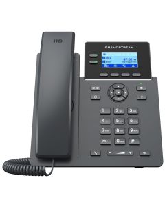 Grandstream GRP2602G VoIP telefon, 4x SIP, grafický podsvícený 2,21" displej, 2x Gbps RJ45, PoE