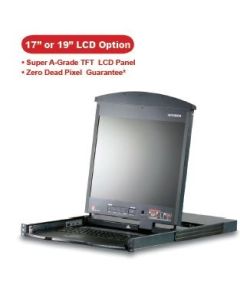 ATEN KVM switch KL-1508AM 8PC KVM 17"LCD CAT5