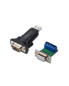 Digitus převodník USB 2.0 na sériový port, RS485,  DSUB 9M  + Pinout adaptér