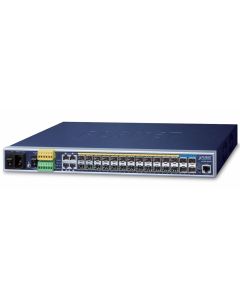 Planet MGSW-28240F Metro L3 switch, 14x1Gb SFP, 10x2.5Gb SFP+, 4x10Gb SFP, 36-60VDC, -40~75°C
