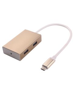 PremiumCord USB3.1 hub 4x USB3.0 hliníkové pouzdro