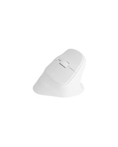 Bezdrátová myš Natec CRAKE 2/Kancelářská/Optická/2 400 DPI/USB+BT/Bílá/Vertikální/Optická/Pro pravák
