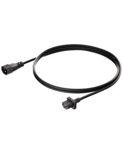 Ubiquiti C13-C14 Power Cable - Napájecí kabel s konektory C13 a C14, délka 1,8m, černý