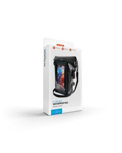 Voděodolný vak FIXED Float Bag s kapsou pro mobilní telefon 3L, černá