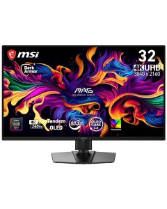 MSI Gaming MAG 321UP QD-OLED X24/ 31,5"/ 3840x2160 / OLED/ 0,03ms/ 240Hz/ 300cd/m2/ 1500000:1/ HDMI/ DP/ VESA/ černý