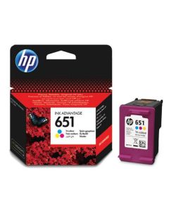 HP inkoustová kazeta 651 Tri-color C2P11AE originál