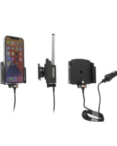 Brodit držák do auta na Apple iPhone 12/12 Pro, nastavitelný (70-83mm), 2xUSB, nab. z cig. zap.