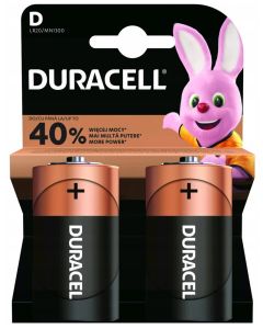Duracell Basic alkalická baterie 2 ks (D)