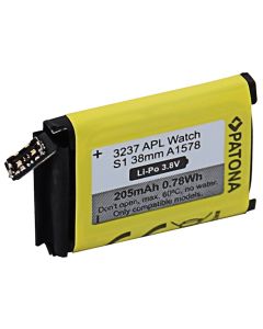 PATONA baterie pro chytré hodinky Apple Watch 1 205mAh A1578 38mm