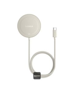 Baseus bezdrátová nabíjecí magnetická podložka Simple Mini4 Qi2 15W zlatá