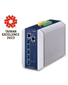 Planet IGS-6325-5X1T průmyslový L3 switch, 1x10Gb, 5x10Gb SFP+, 9-48VDC, -40~75°C, IP30, fanless