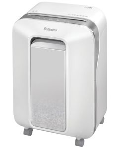 FELLOWES skartovač LX 201/ křížový řez 2x12mm/ objem koše 22 l/ stupeň utajení P-5 (tajné)/ bílý