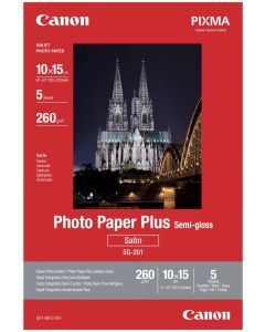 Canon fotopapír  SG-201  Semi-Gloss 10x15 (5 listů)
