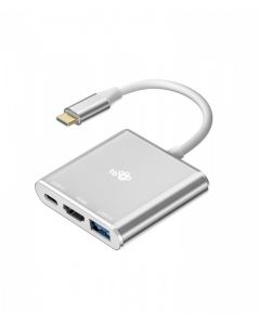 TB adapter USB-C 3v1 - HDMI, USB, PD