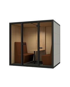 Akustický box Cube Meet MF - 4 osoby, kovový rám