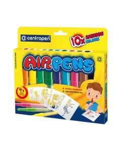 Foukací fixy Centropen AIR PENS - duhové, 10 ks