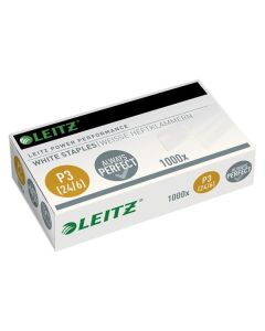 Drátky Leitz, 24/6, 1000 ks, bílé