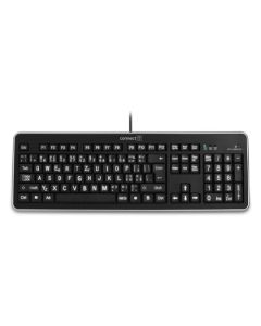 CONNECT IT LED bíle podsvícená klávesnice s VELKÝM fontem