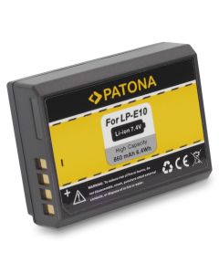 PATONA baterie pro foto Canon LP-E10 860mAh