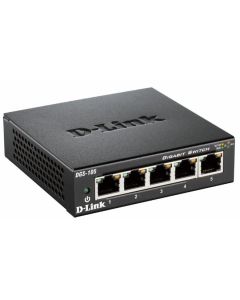 D-Link DGS-105/E 5-port 10/100/1000 Gigabit Metal Housing Desktop Switch