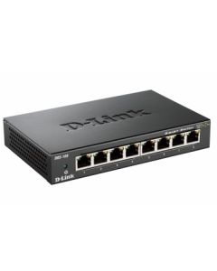 D-Link DGS-108/E 8-port 10/100/1000 Gigabit Metal Housing Desktop Switch