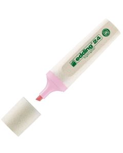 Zvýrazňovač Edding Ecoline 24, pastelově růžový