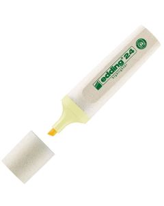 Zvýrazňovač Edding Ecoline 24, pastelově žlutý