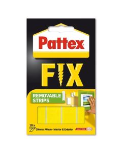 Lepicí proužky Pattex Fix, 10 ks