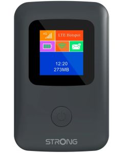 STRONG 4G MIFI 150CD/ Wi-Fi standard 802.11 b/g/n/ 150 Mbit/s/ 2,4GHz/ 1x SIM slot/ 1x microUSB/ 1x micro SD/ USB-C