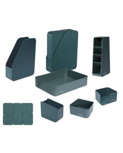 Kancelářská sada CONCORDE Lucky set - zelený, 7 ks