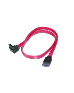 Digitus SATA  II/III připojovací kabel, L-typ ,90° úhlový - rovný 0,5m 