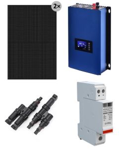 Solarmi GridFree 1000M: 1kW GTIL měnič s limiterem + 2x 450Wp solární panel