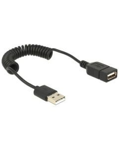 Delock kabel USB 2.0, prodlužovací, samec/samice, kroucený kabel